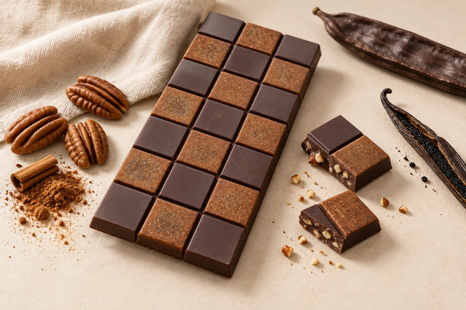 Cacao Fusion Pecan Speculaas met pecannoten en specerijen